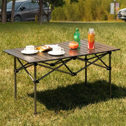 Table Pliante Camping - CampFlex™ - Noir - Confort Camping